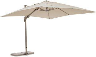 Parasol Ogrodowy Bolzano Santorino Aluminium 3M x Piaskowy Podstawa Boczna Stalowa TOOLBit-CN-306212 фото
