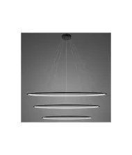 Лампа wisząca Ledowe Okręgi No.3 &Phi;180 cm in 4k czarna ściemnialna LA075/P_180_in_4k_black_dimm ALTAVOLA DESIGN TOOLBit-CN-304068 фото